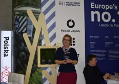 Dominika Kozarzewska from the Polish Berry Cooperative. Their blueberry lunch event, where finalists of various cooking shows prepared a variety of dishes using blueberries, was a great success!